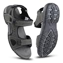 FUEL 2112-04 Anti-Skid Flexible & Breathable Casual Sports Outdoor Sandals & Floaters for Men (Grey-9UK) gallery image