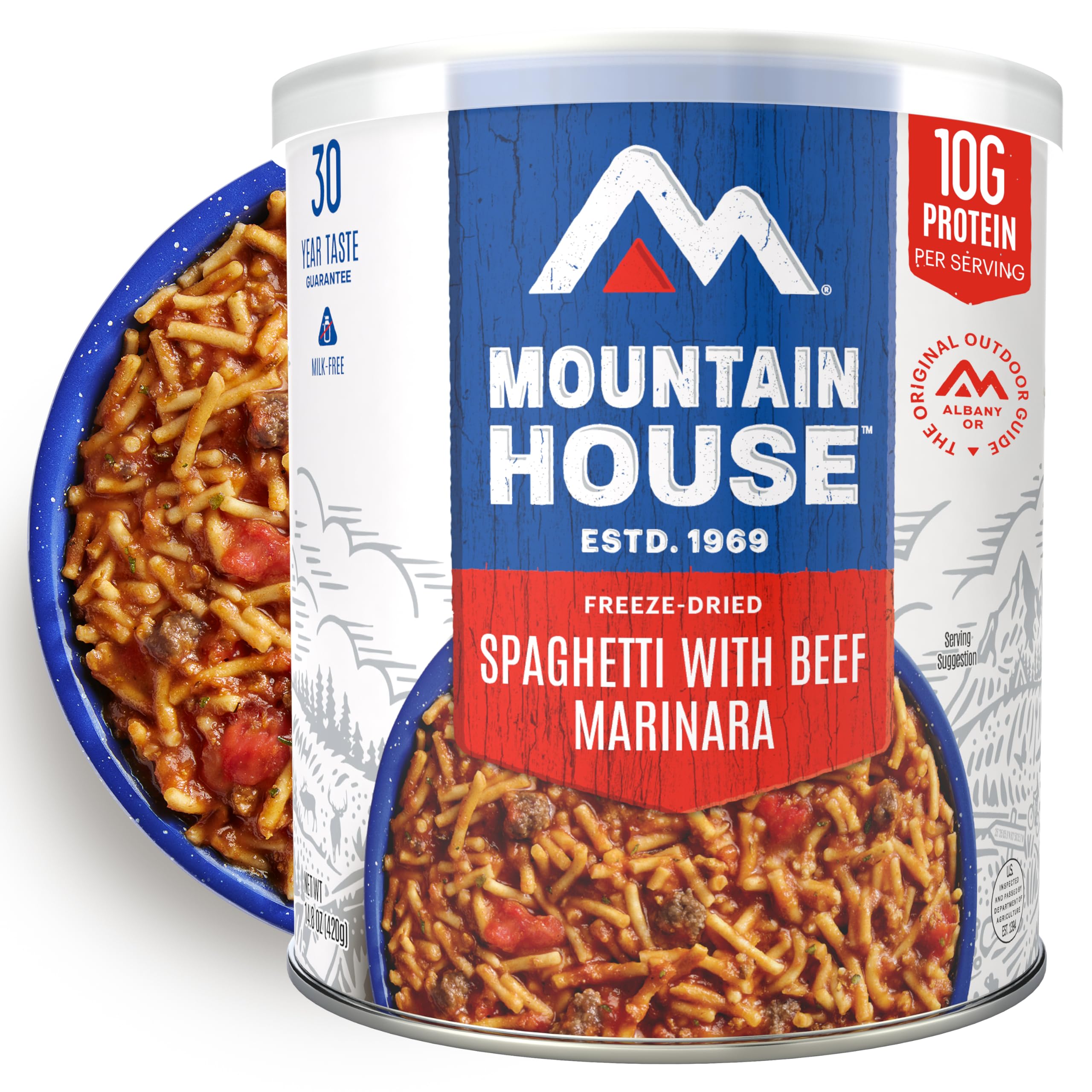 Classic Spaghetti with Meat Sauce | Freeze Dried Survival & Emergency Food | #10 Can