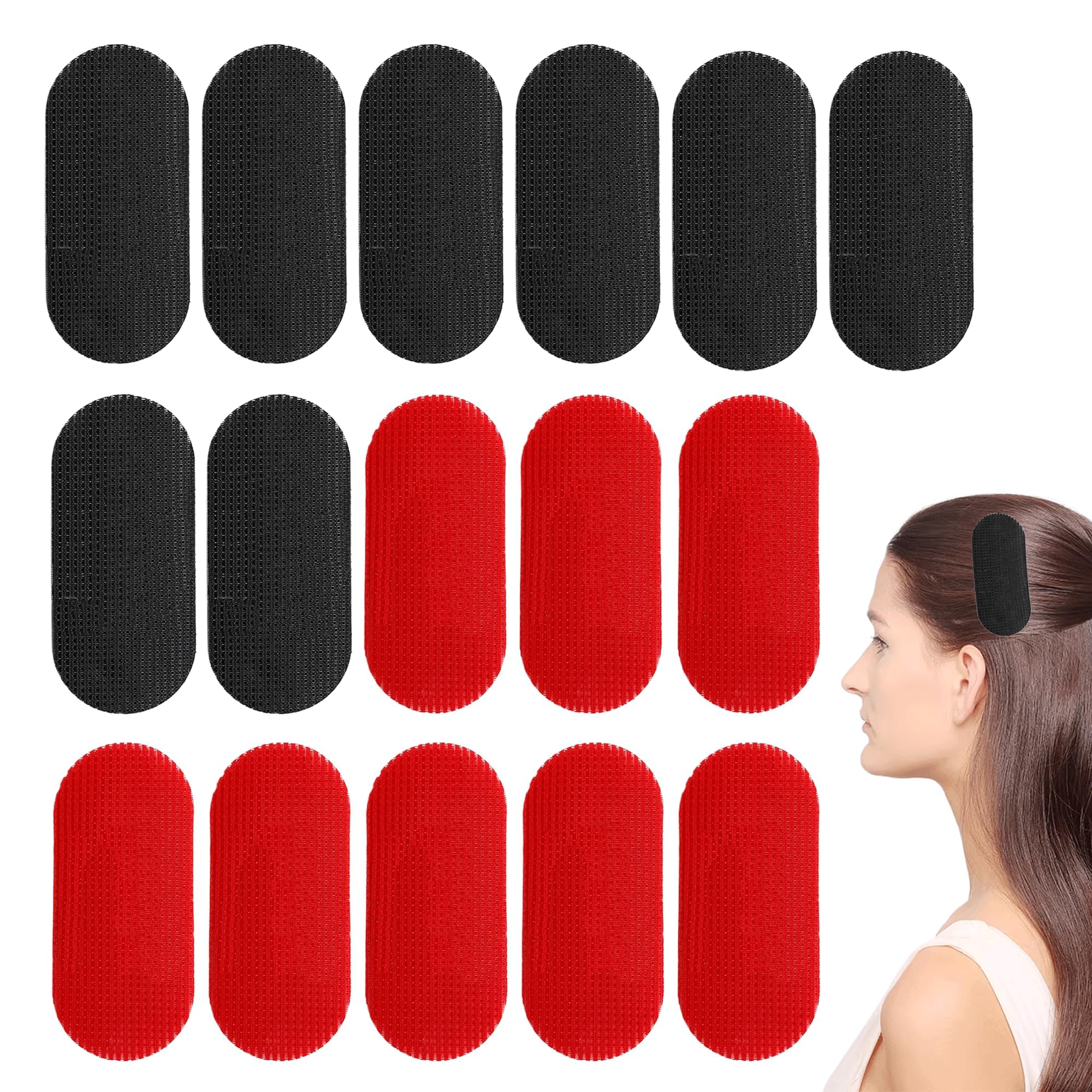 Tadipri Hair Grippers, 6 Stück – Haarteiler Für Friseure & Zu Hause, Schwarz