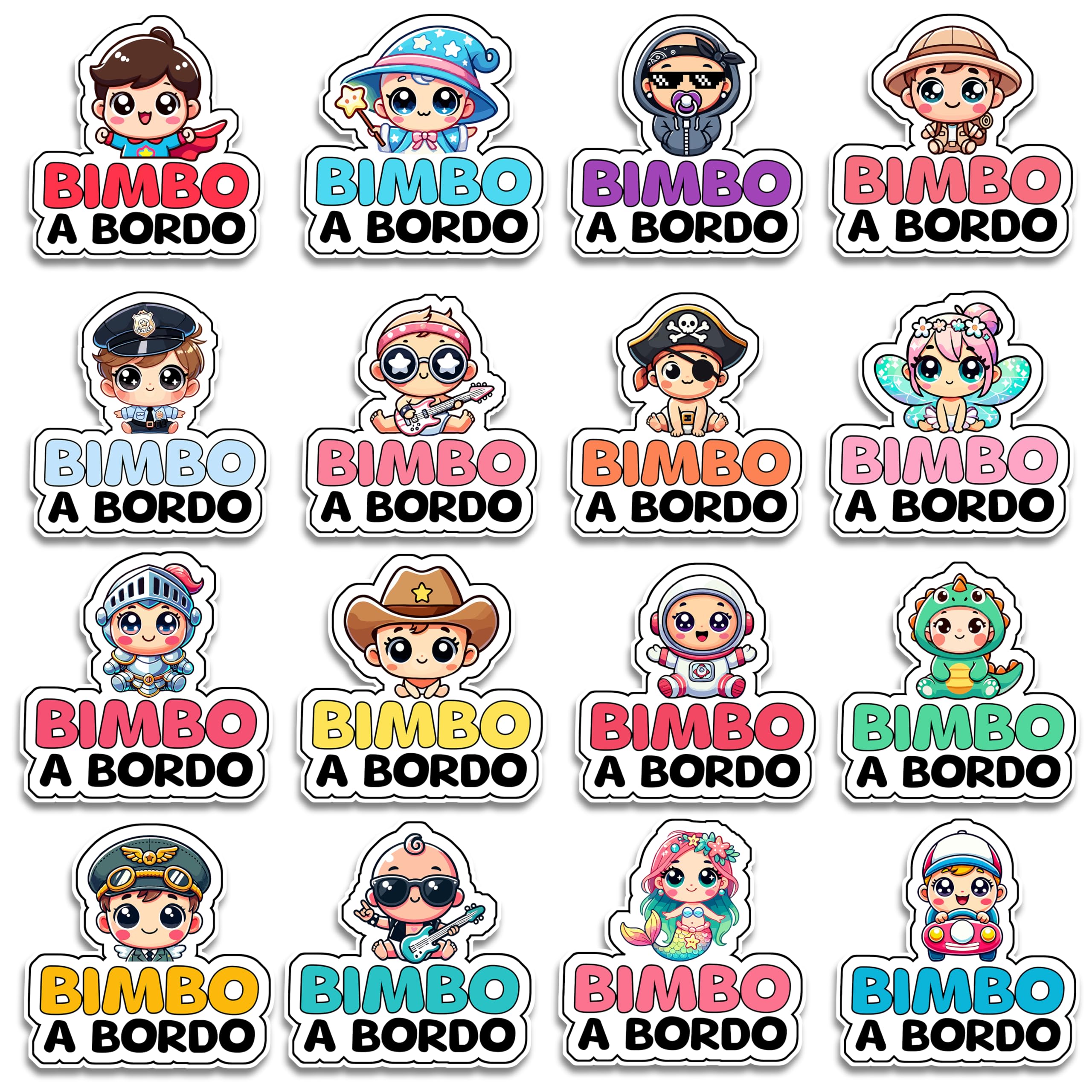 Adesivo Bimbo A Bordo Per Auto - Supereroe 16x15cm Impermeabile E UV Resistente - Foto 5