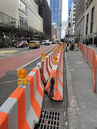 Miniatura 6 de RK BLIGHT6V-1 Premium 03-10-3WAY6V - Luz de barricada de policarbonato, visibilidad de 2 caras, fotocélula, revestimiento UV