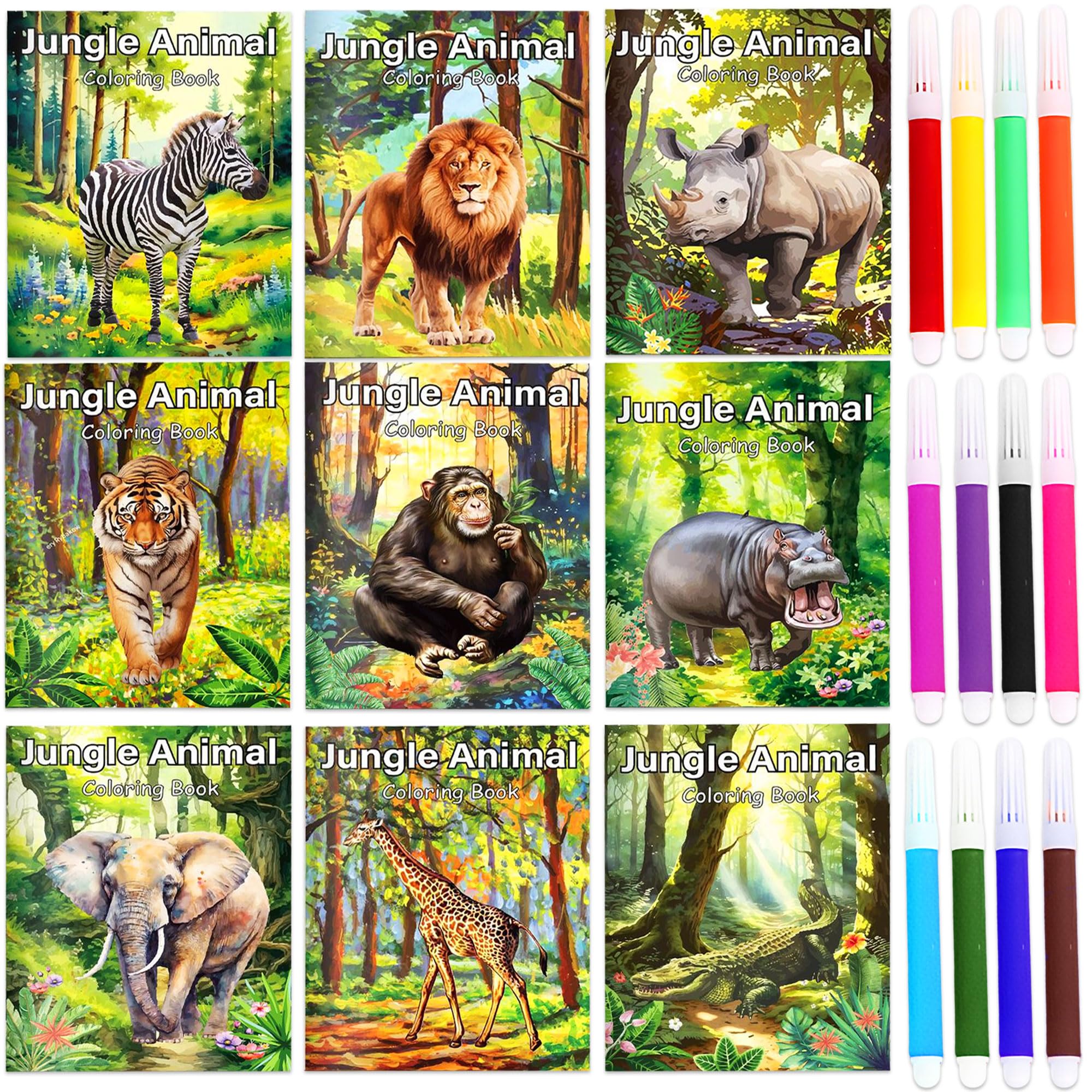 Livre de coloriage Animaux de la forêt 1 : Snels, Nick