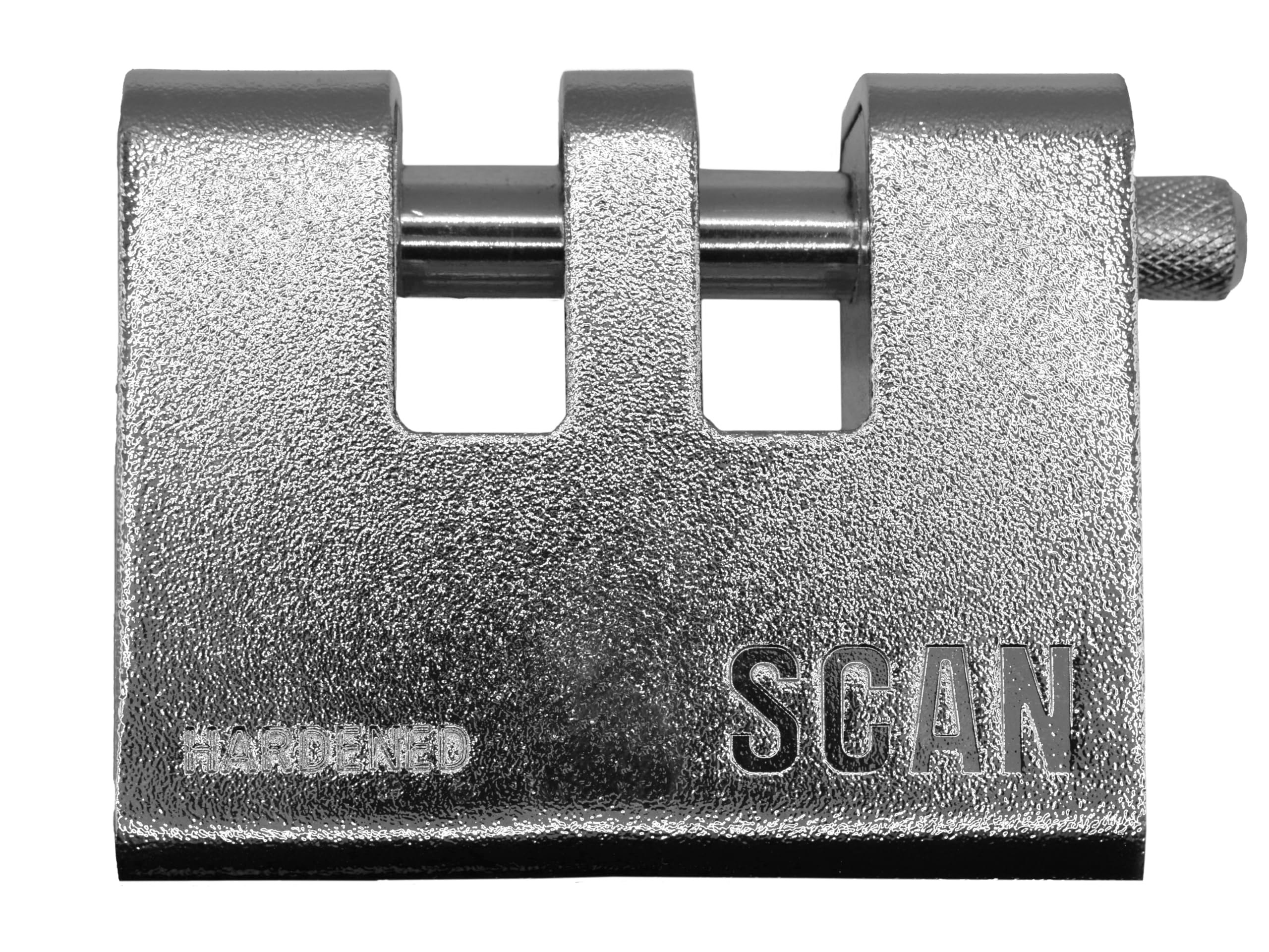 Scan Za112-90 Armoured Twin Slot Shutter Padlock 90Mm