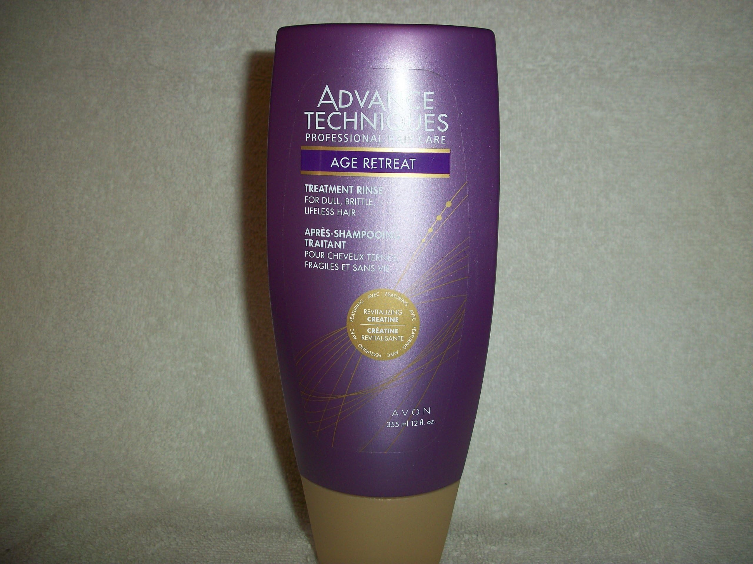 Avon Advanced Techniques Age Retreat Hair Treatment Rinse Dull Brittle Lifeless Hair