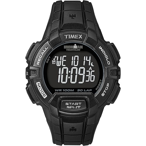 Timex Men's Ironman Triathlon Rugged 30 44mm Resin Strap Watch