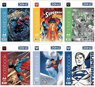Doms I Single line I Superman Series I 172 pages I Pack of 6 I Notebooks for college students |Pack of 6 Price In India