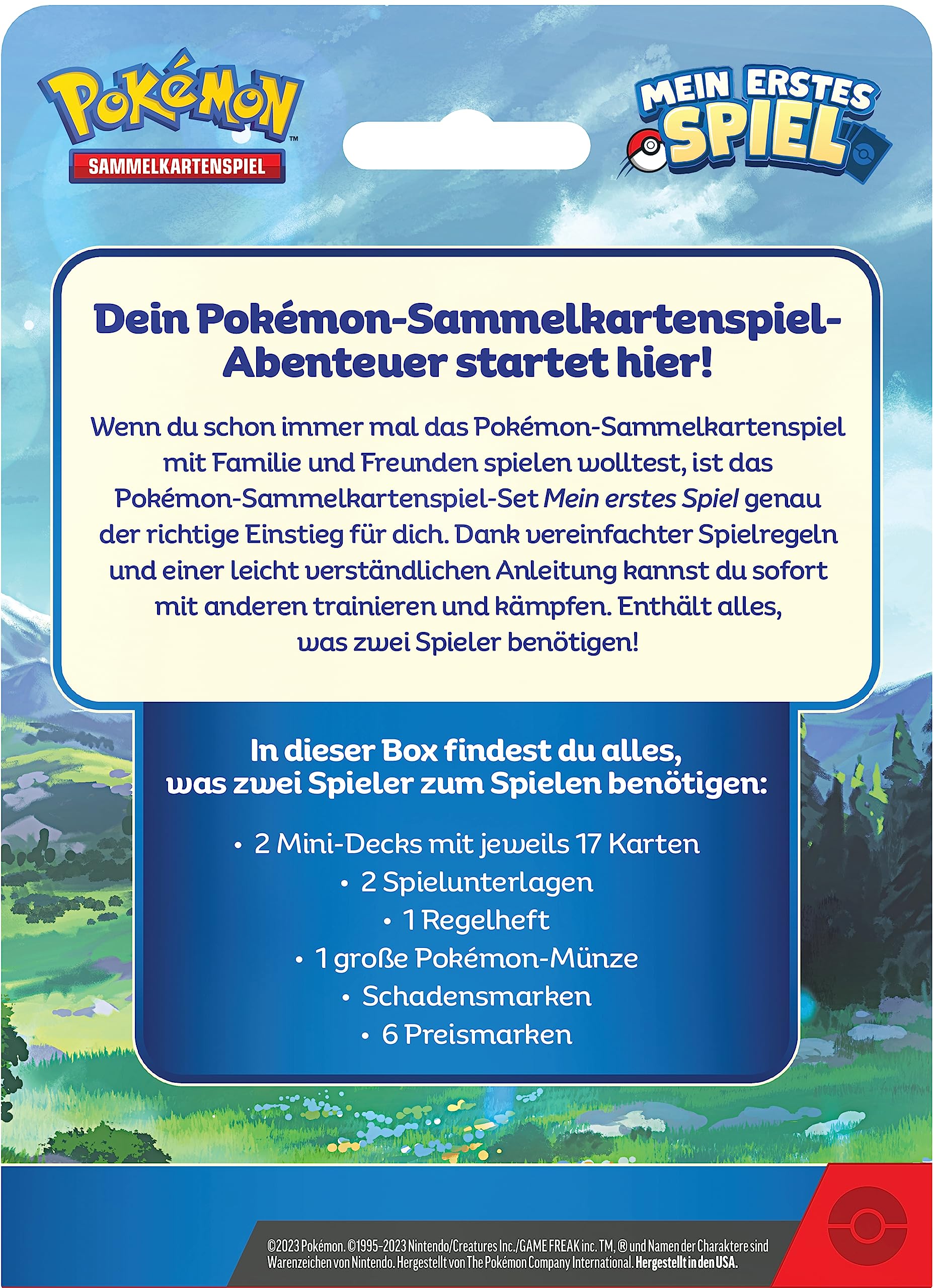 Pokémon-Sammelkartenspiel: Mein erstes Spiel – Pikachu und Bisasam (Mit 2 spielbereiten Mini-Decks & Zubehör)