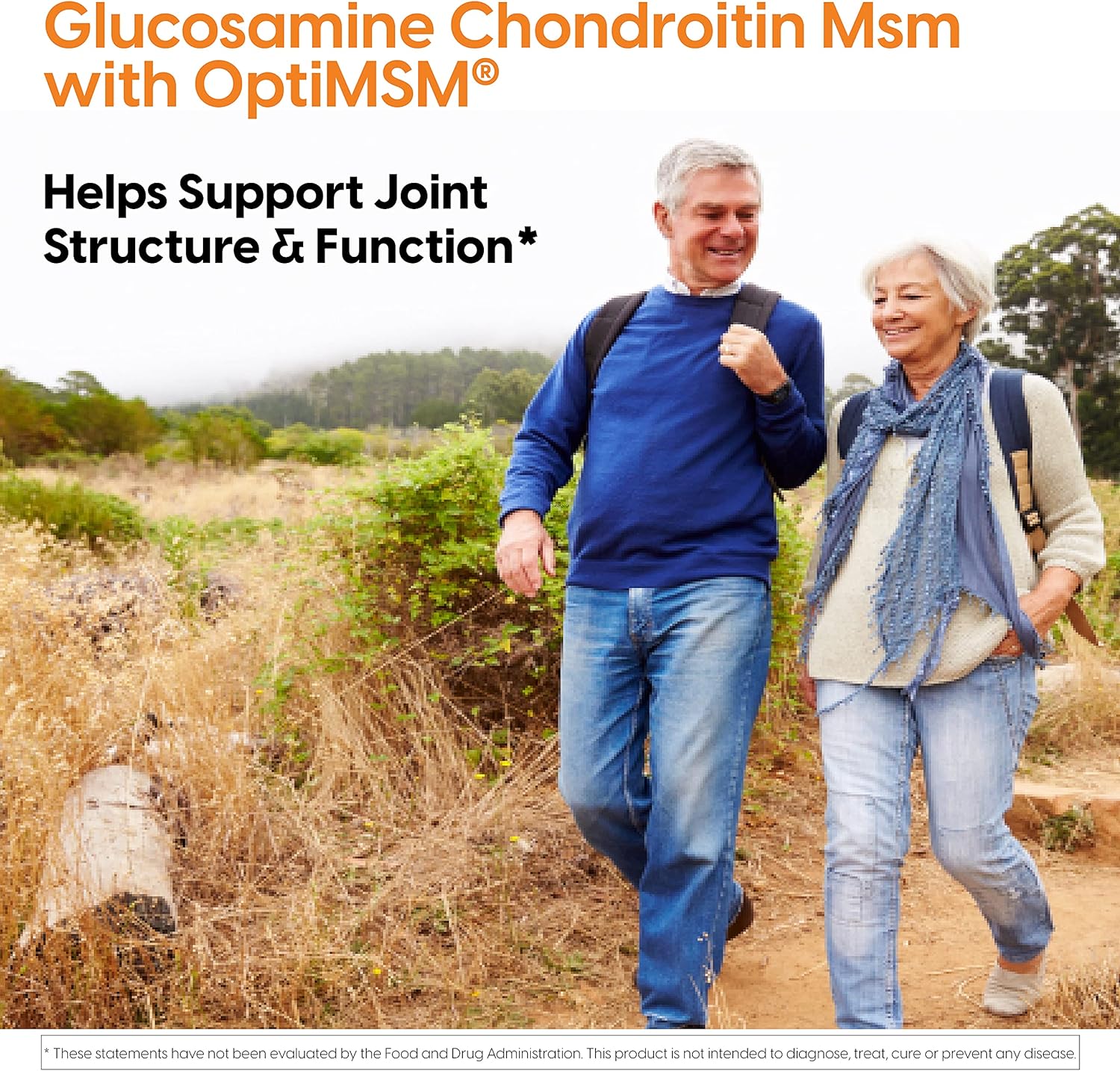 Doctor's Best Glucosamine Chondroitin Msm with OptiMSM Capsules, Supports Healthy Joint Structure, Function & Comfort, Non-GMO, Gluten Free, Soy Free, 120 Count (Pack of 1) : Health & Household