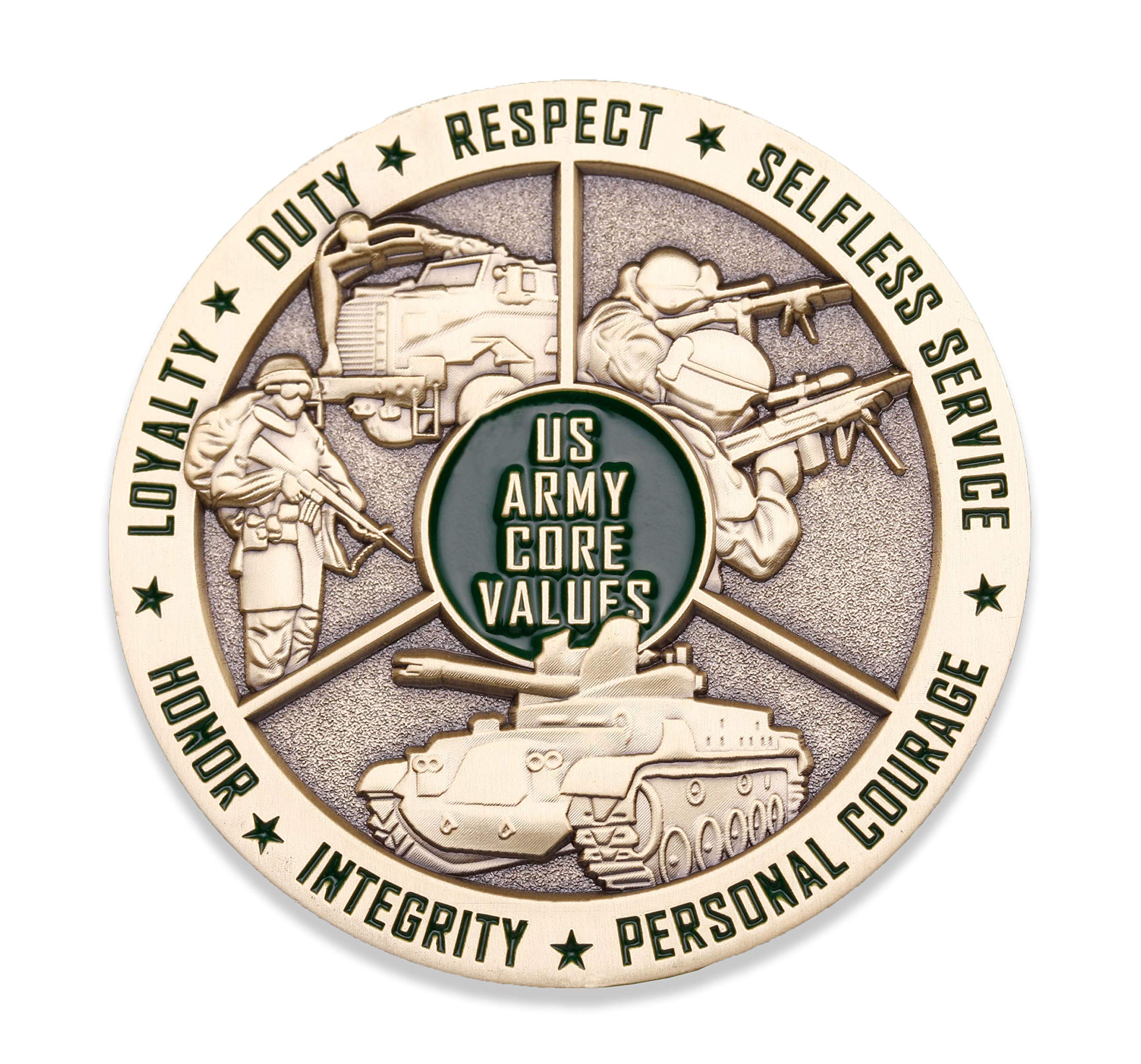 Amazon.com: Army Core Values Challenge Coin - United States
