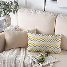 كيس مخدة بتصميم سادة من هوم ان ديكور، لون رمادي ميلانج غامق، موديل CK-1100-2، بوليستر