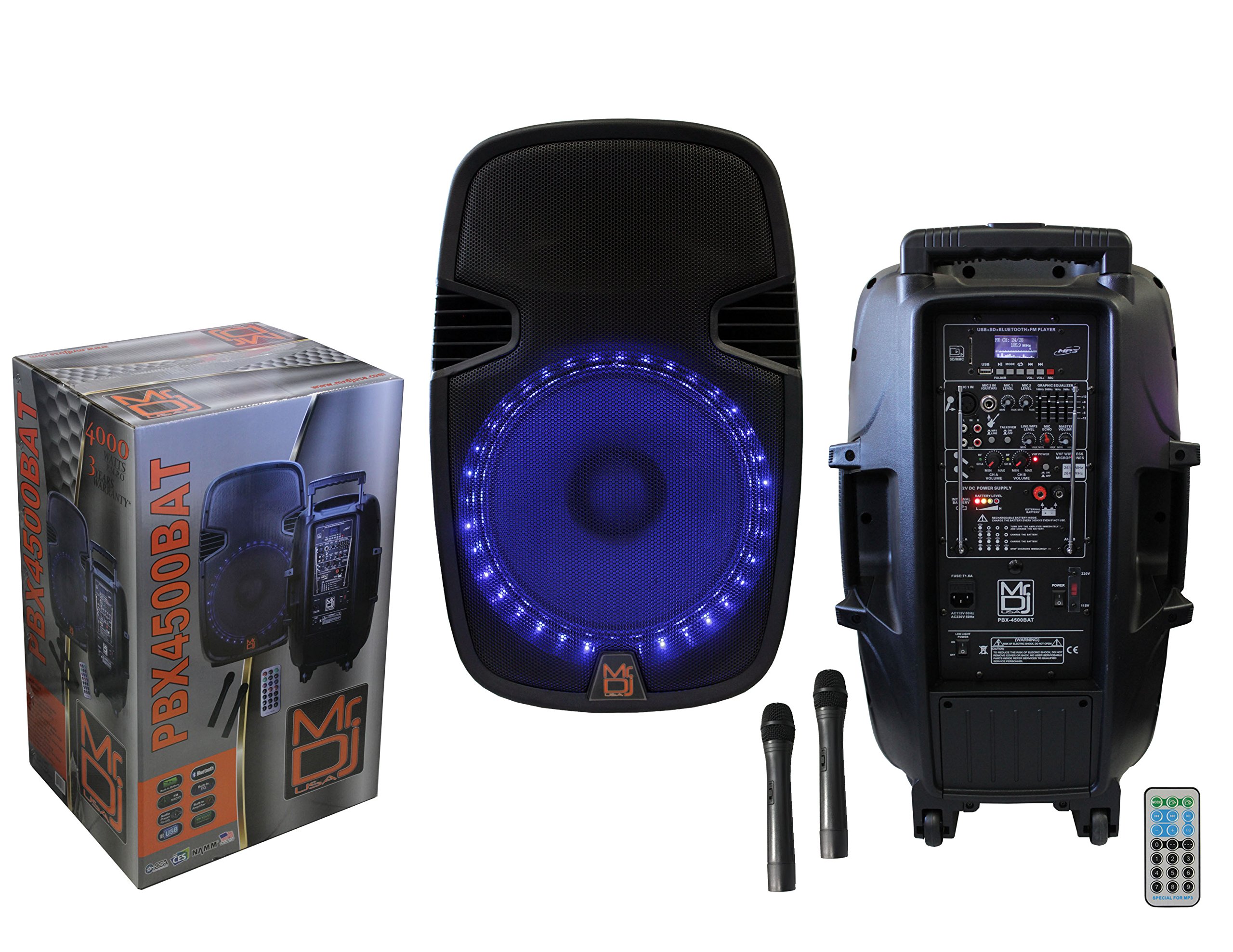 Mr. Dj PBX4500BAT 15