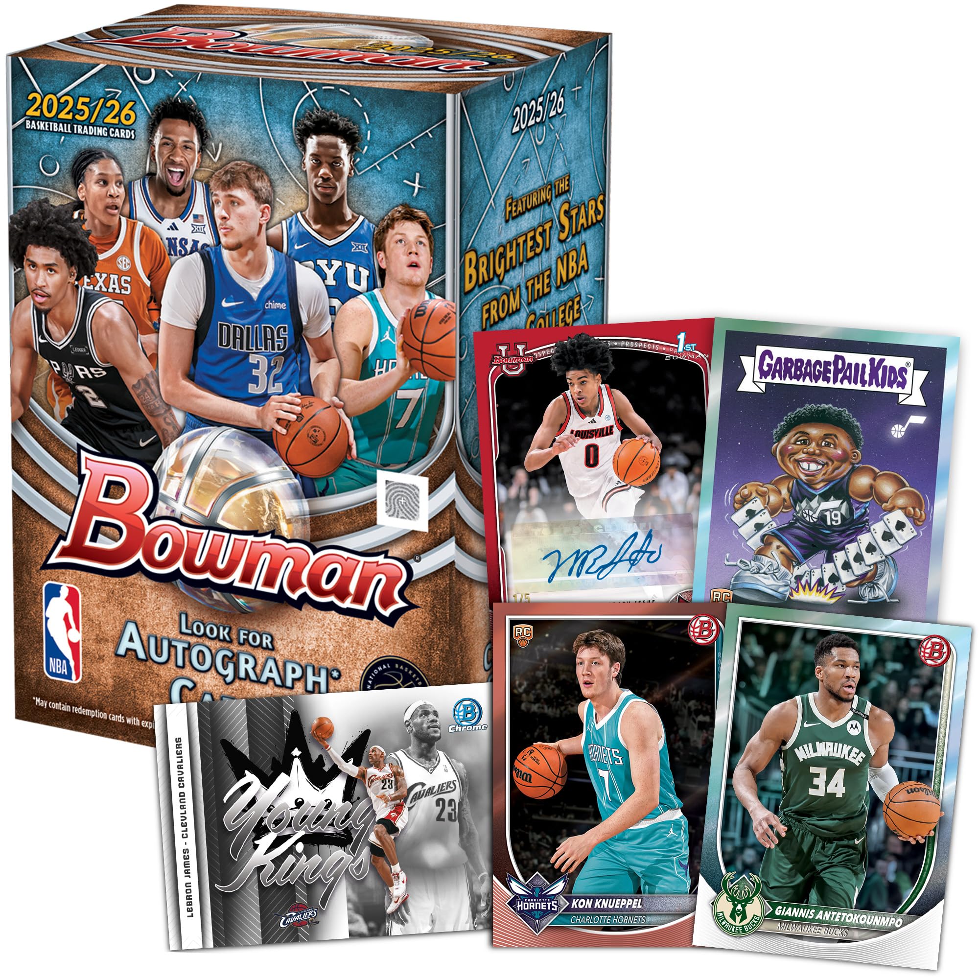 Baloncesto Bowman 2025-26 - Sellado de fábrica - Caja de valor
