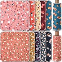 Vista 18 de Redbaker 50 piezas de toallas de papel reutilizables paños de algodón reutilizables sin papel toallitas absorbentes lavables para inodoro con rollo