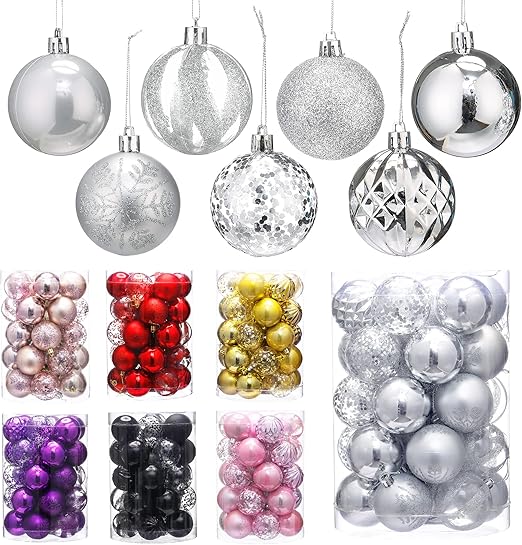 White Christmas Ornaments Amazon 2022