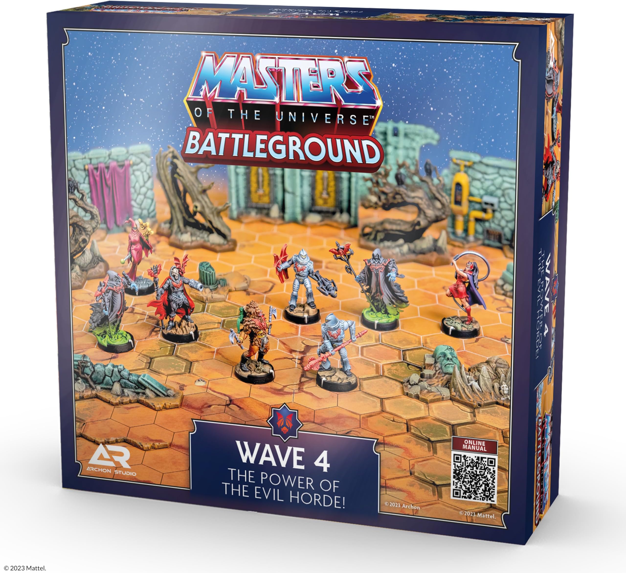 Battleground RPG Wave 4 The Power of The Evil Horde Expansion Set - Includes 8 Miniatures of Real Motu Characters, Terrain and More - Ages 14 Years + - from Archon Studio