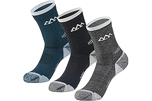 Innotree Merino Wool Hiking Socks | Superior Comfort for Men's Size 13-15