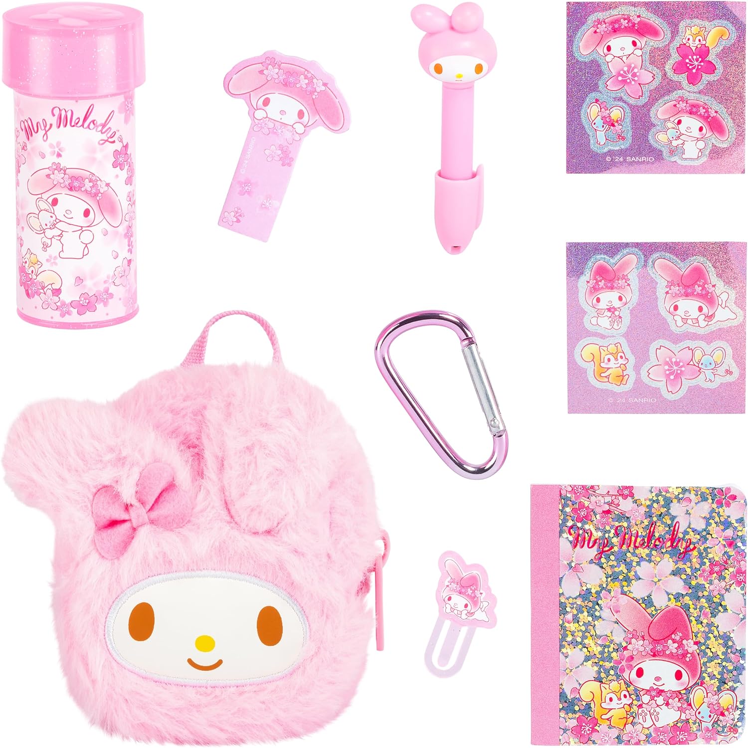 Real Littles- Hello Kitty® and Friends Mini Backpack + 6 accessories - Series 2 - English Only - Assorted Styles at Random, Small