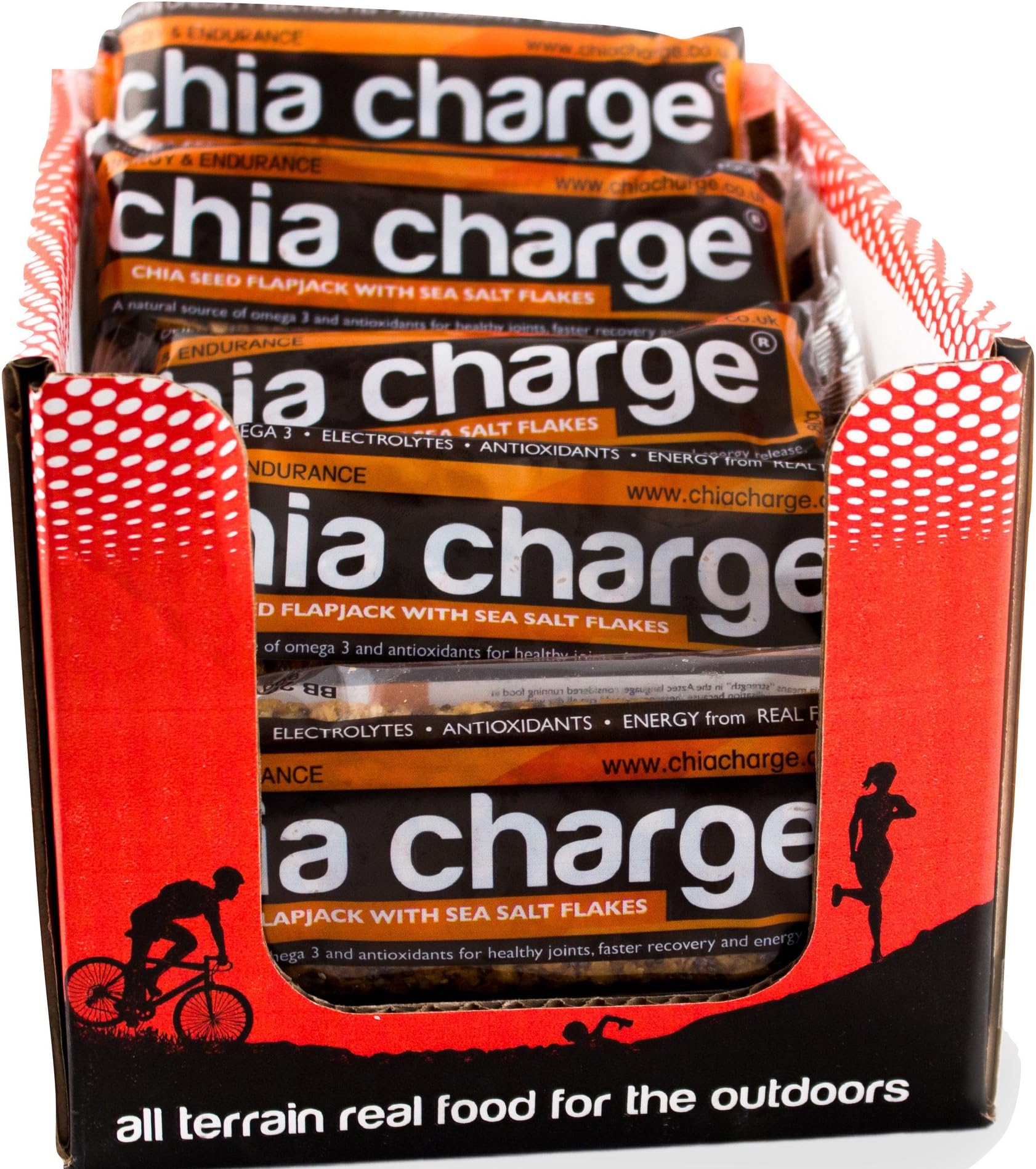 Chia Charge Flapjack Banana Flavour (box of 20)