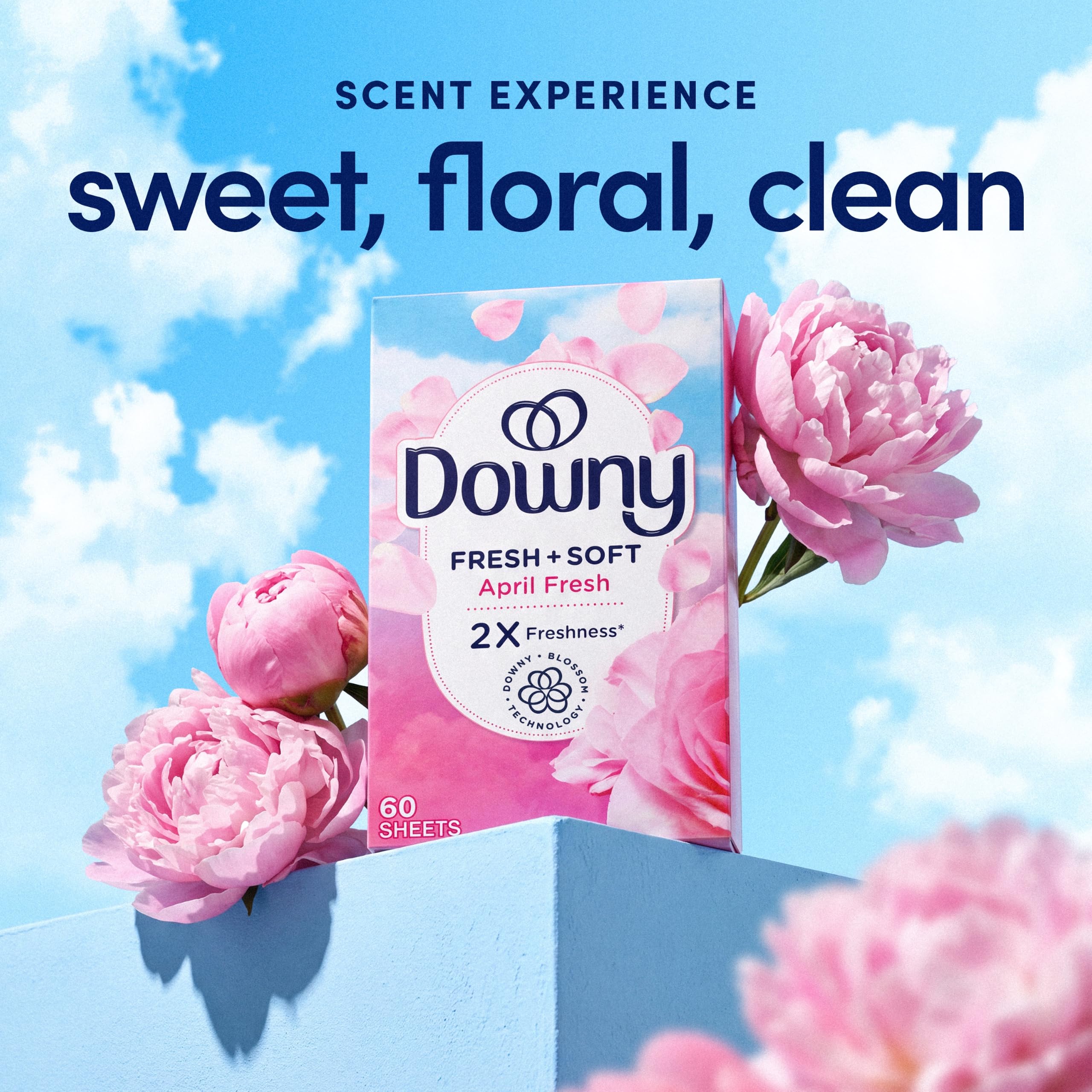 Amazon | Downy April Fresh Fabric Softener Dryer Sheets, 240 Count