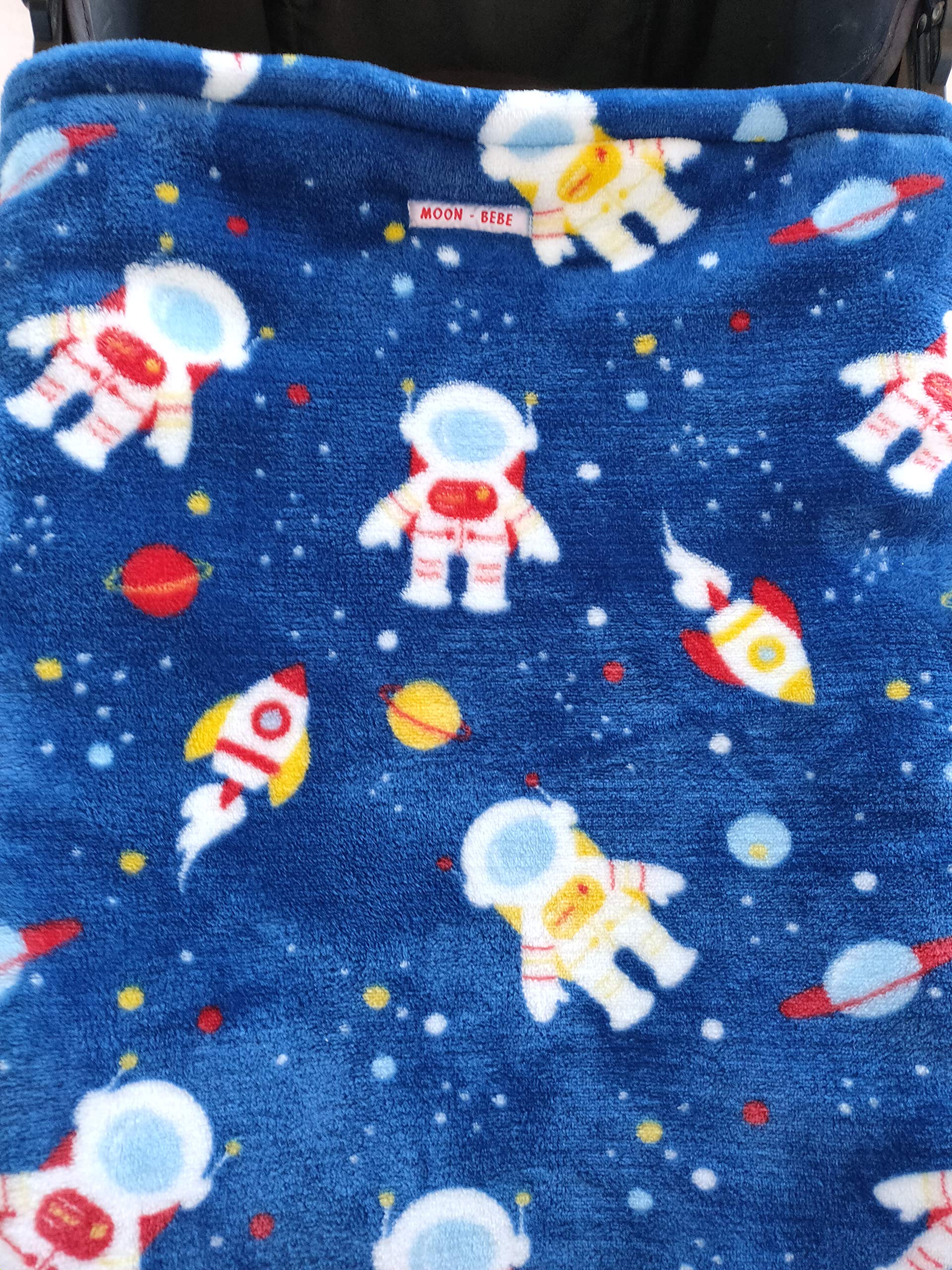MOON-BEBE Manta Saco cubre pies Universal para Silla de Paseo y Cochecito y porta bebe (BLUE)
