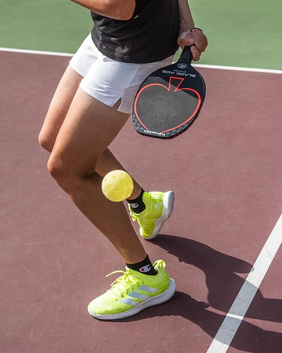 PROKENNEX Black Ace Ovation - Pickleball Paddle with Toray 700 Carbon Fiber Face - Comfort Pro Grip