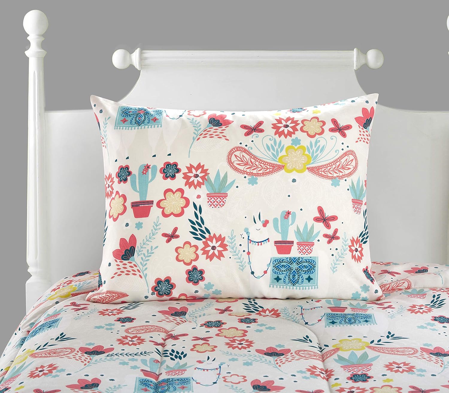 Promo 40% OFF Heritage Kids Llama Comforter Set, Full