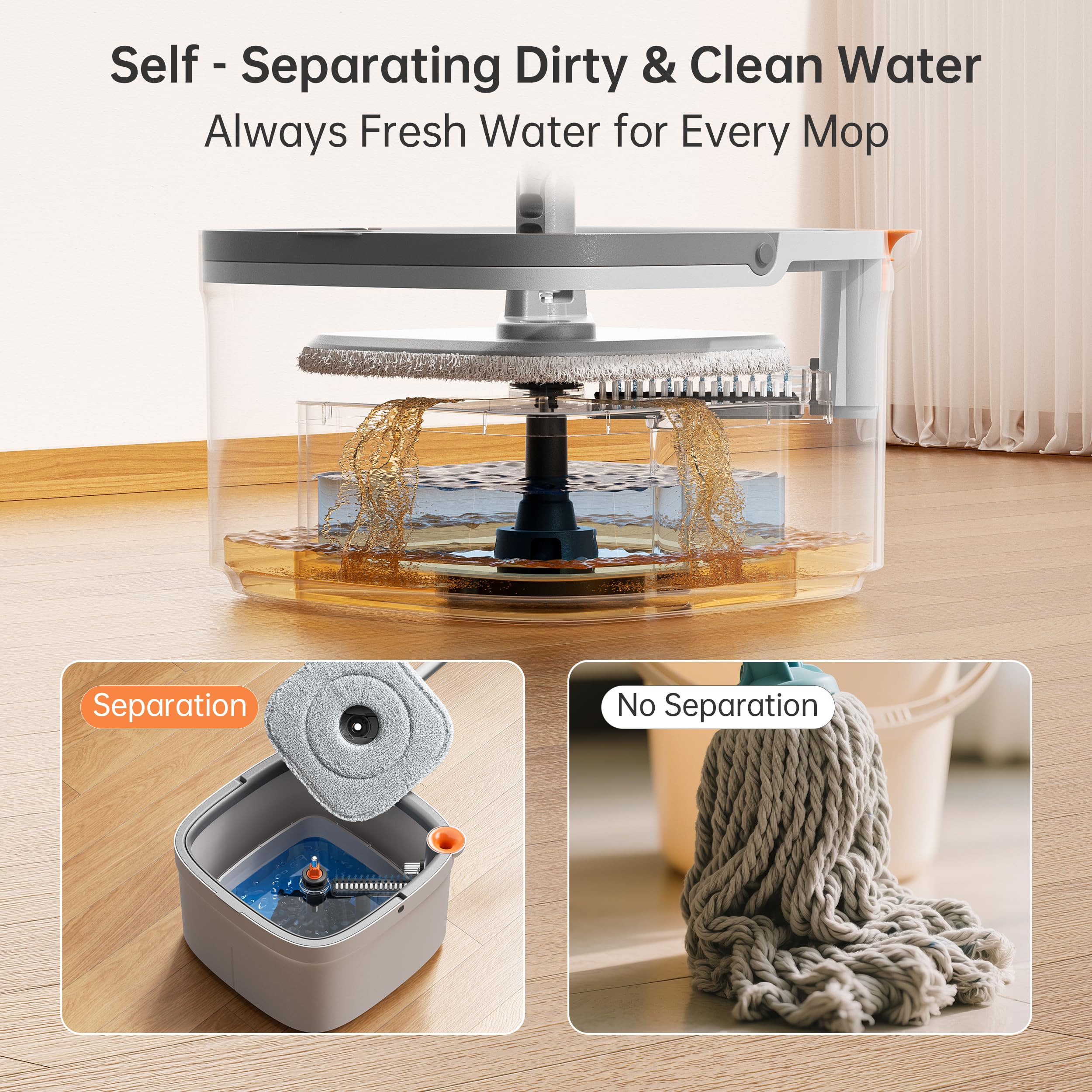 TWIST N CLEAN ACCESSOIRES 001717 Lot De 4 Têtes De Balai Serpillère De Rechange En Microfibre