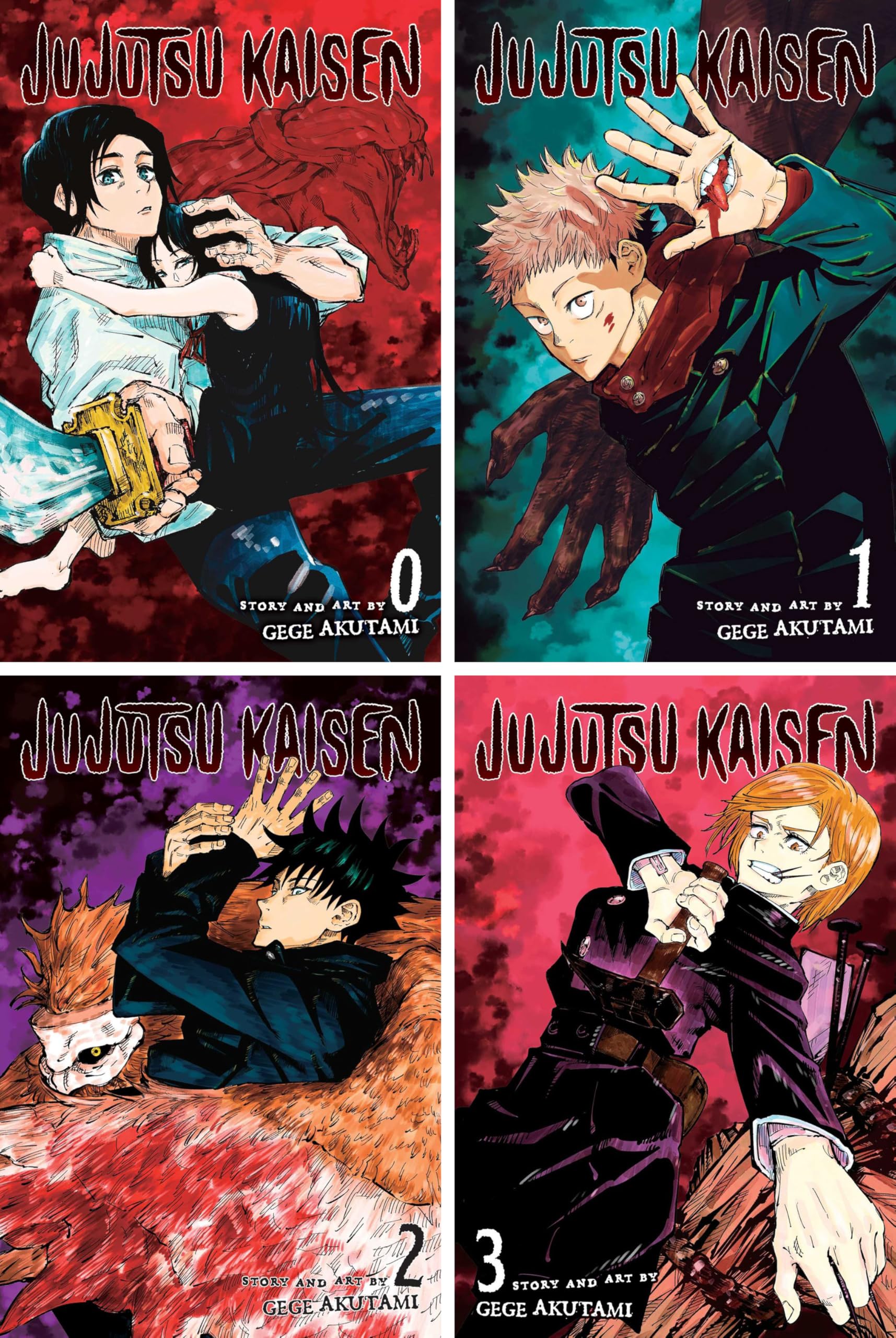 Jujutsu Kaisen Complete Collection (32 Books) Manga Series Set (Vol. 0-30 + Guide)