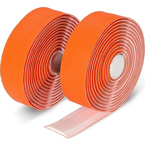 Cinta de manillar de bicicleta, impermeable y extra larga (94 x 1.2 pulgadas) con tapones de extremo para asas de bicicleta de carretera, bicicletas