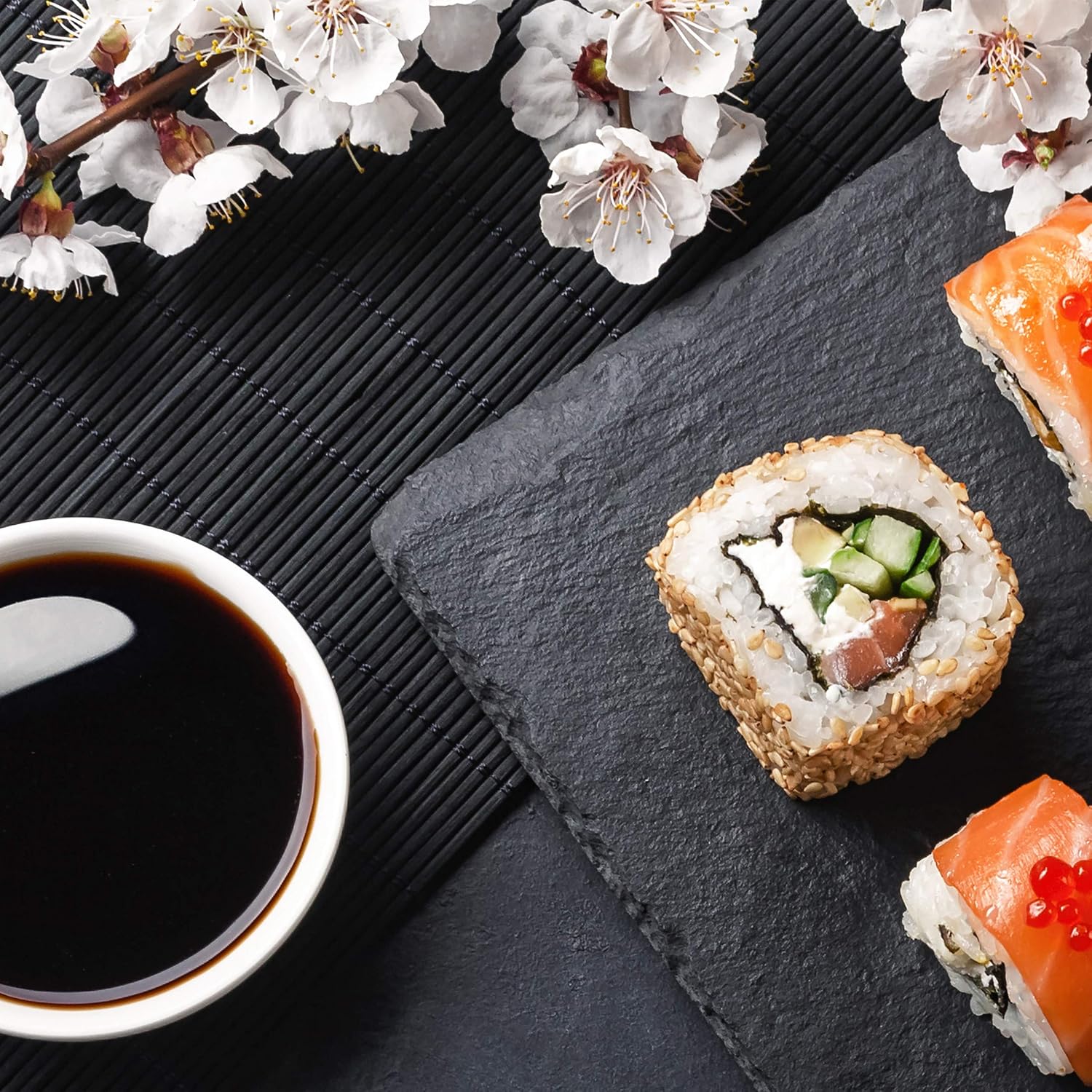 Relaxdays serving board slate 6 pcs. oblong, serve & write, 30 x 10 cm, anthracite