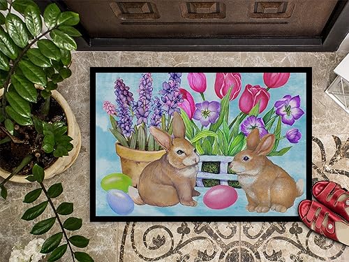 Miniatura 148 de Caroline's Treasures PJC1117JMAT - Felpudo para puerta delantera de 24 x 36 pulgadas, tapete antideslizante lavable de pelo bajo, 24 x 36 pulgadas