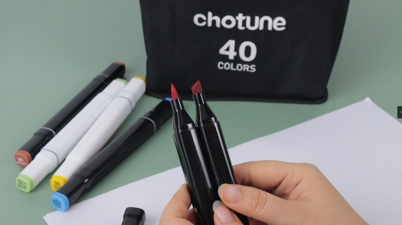 CHOTUNE Marqueurs,36 Tons De Peau Feutre Alcool,Nouveaux