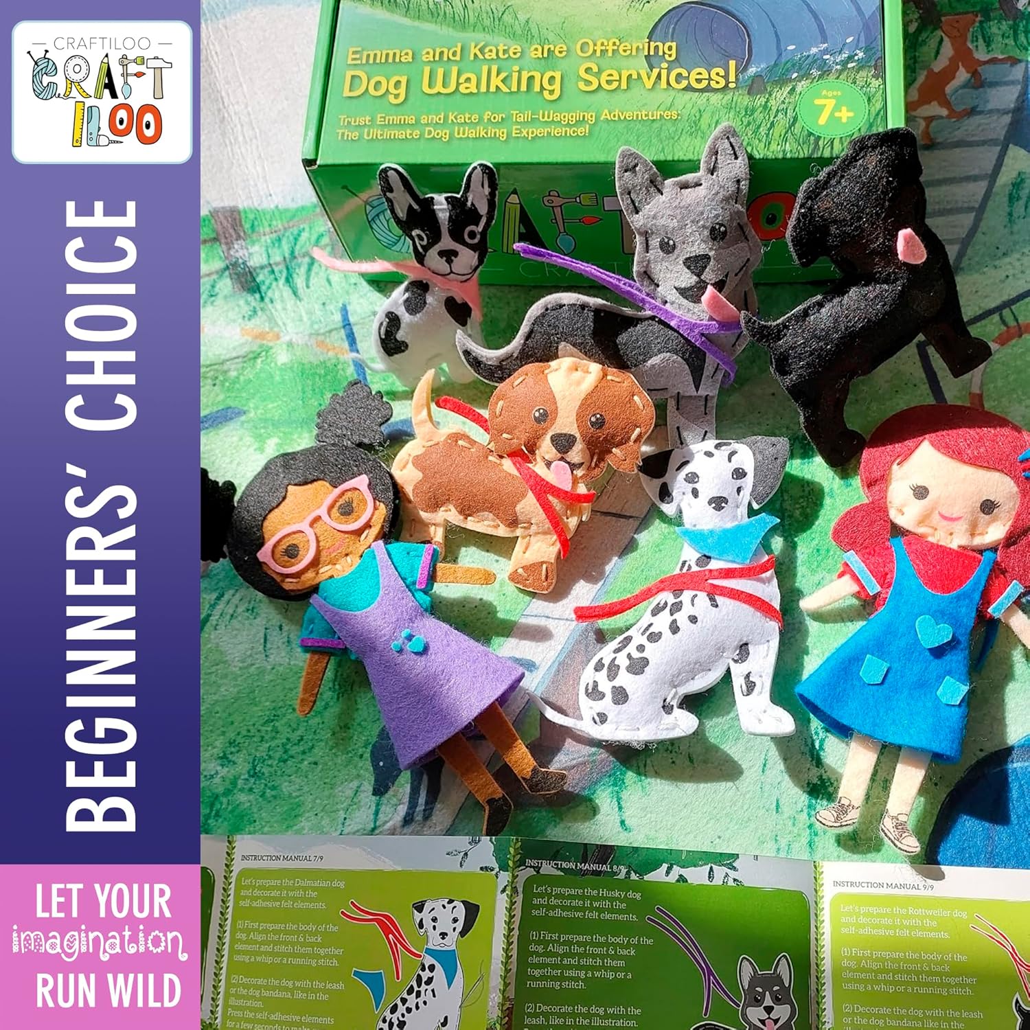 CRAFTILOO Pre-Cut Dogs Stuffed Animal Fun Kids Kenya Ubuy