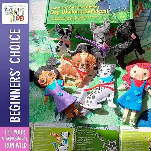 Vista 33 de Kits de costura de hadas para niñas pequeñas, 5 proyectos fáciles para niños, manualidades para niños, haz tu propia almohada de fieltro, kit