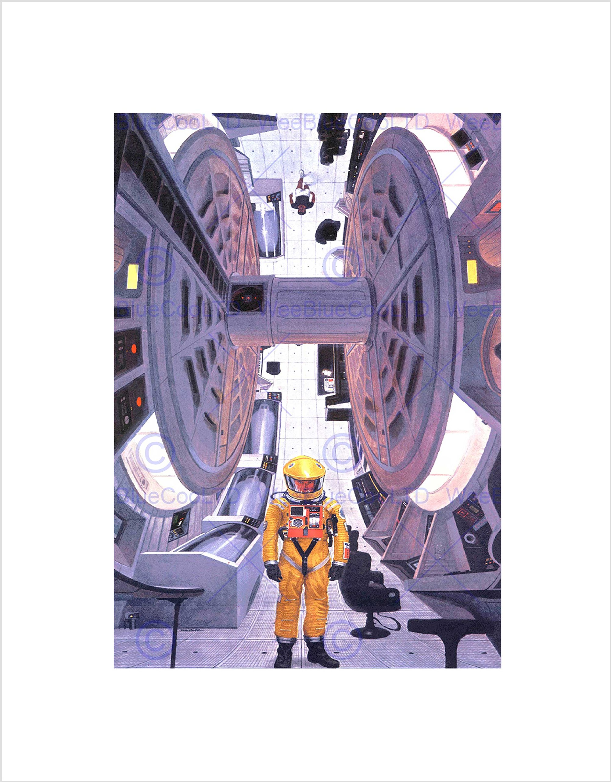 Wee Blue Coo Film Movie 1968 2001 Centrifuge Robert Mccall Wall Art Print