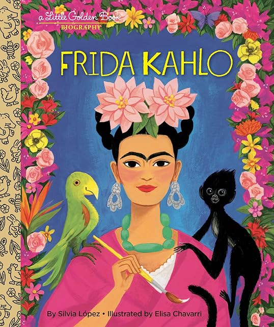Portada de My little golden book about frida kahlo