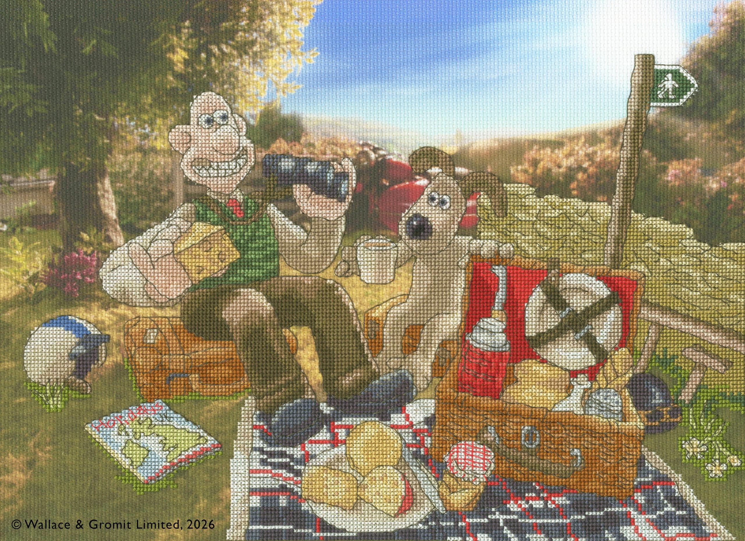 Bothy Threads Counted Cross Stitch Kit - Countryside Picnic