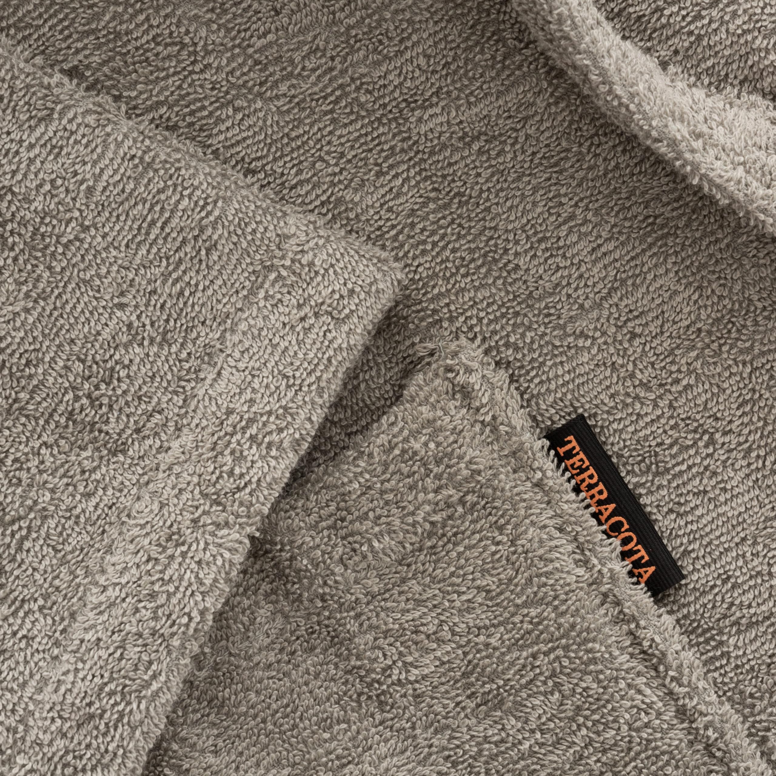 BELUM | Albornoz 100% Algodón Peinado 650 gr. Army Green XS/S, Unisex Para Ducha, Máxima Absorción, Para IR Por Tu Hogar