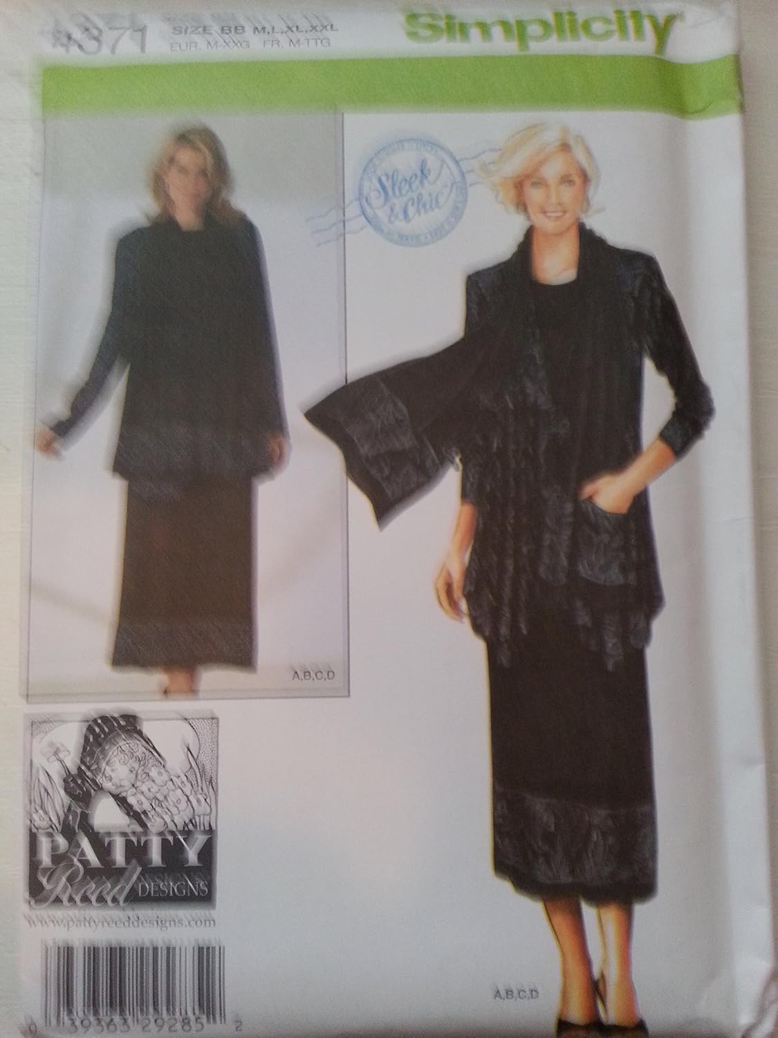 Amazon.com: Simplicity 4371 Misses Top, Jacket, Skirt & Shawl by Patty ...