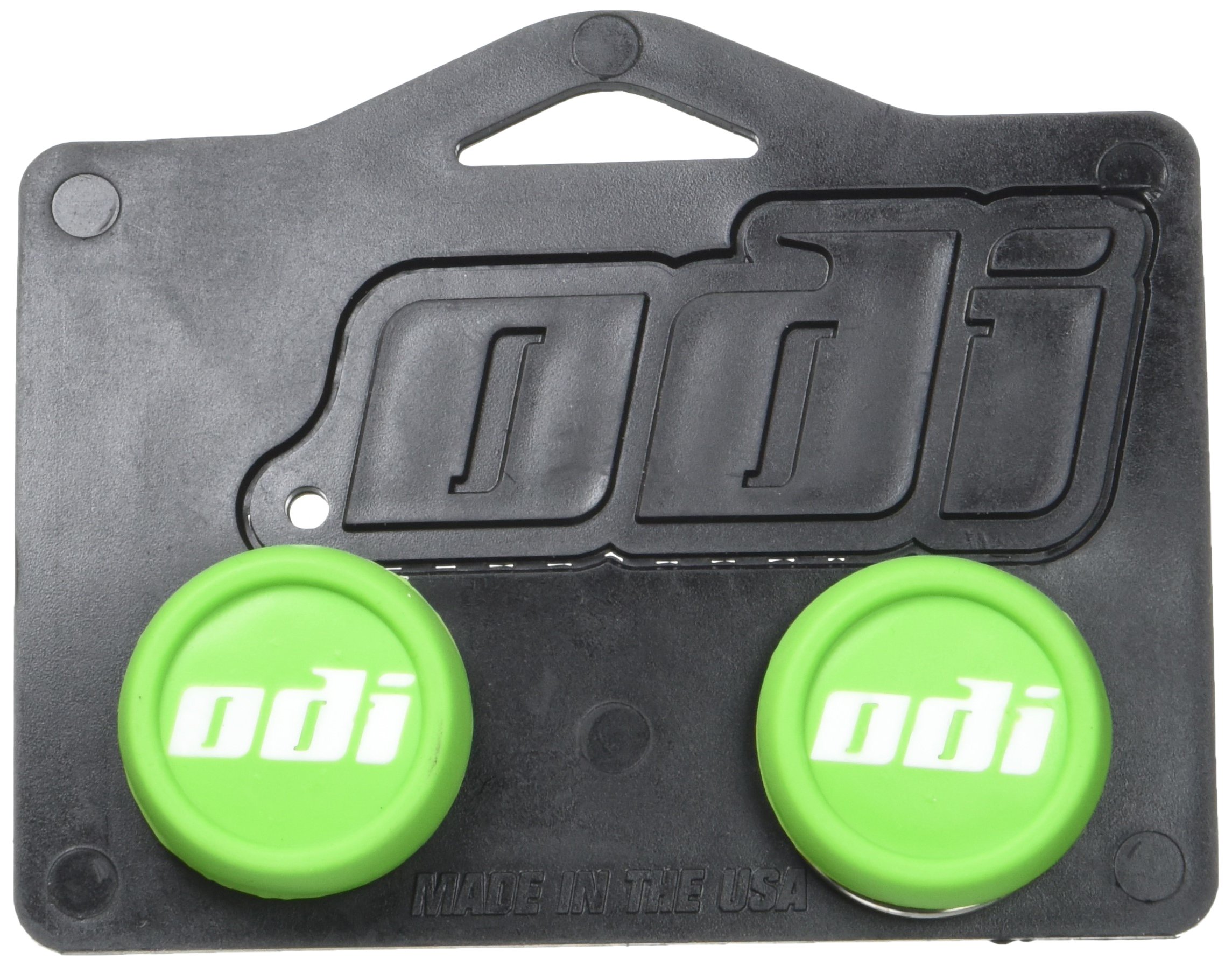 ODI BMX Push-In Plugs, Green, Pair, Model ODPIP1G