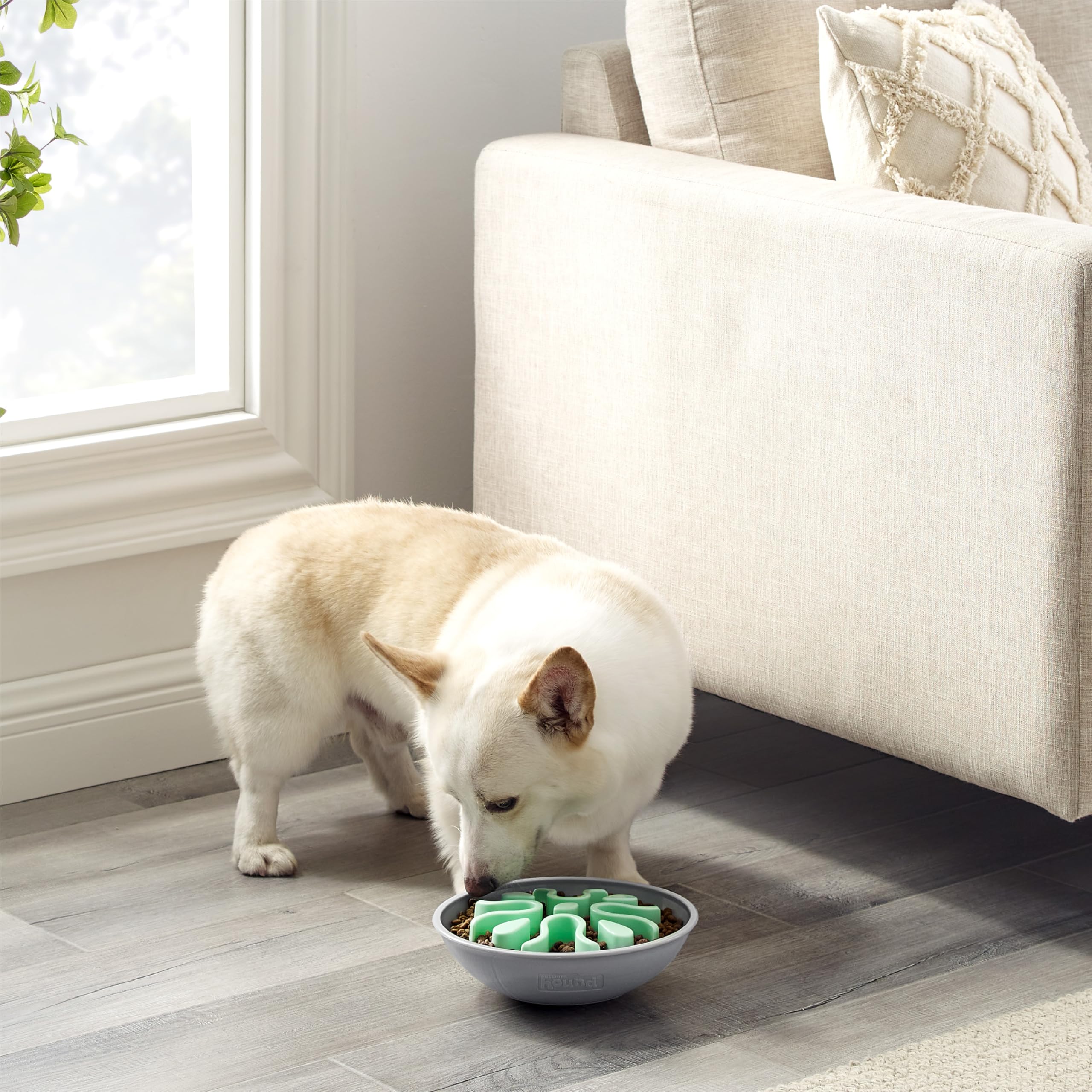 Outward Hound Fun Feeder Wobble Slo Bowl, Slow Feeder Dog Bowl, Wobble Bowl With Slow Feeder Insert, One-Size, Multicolor