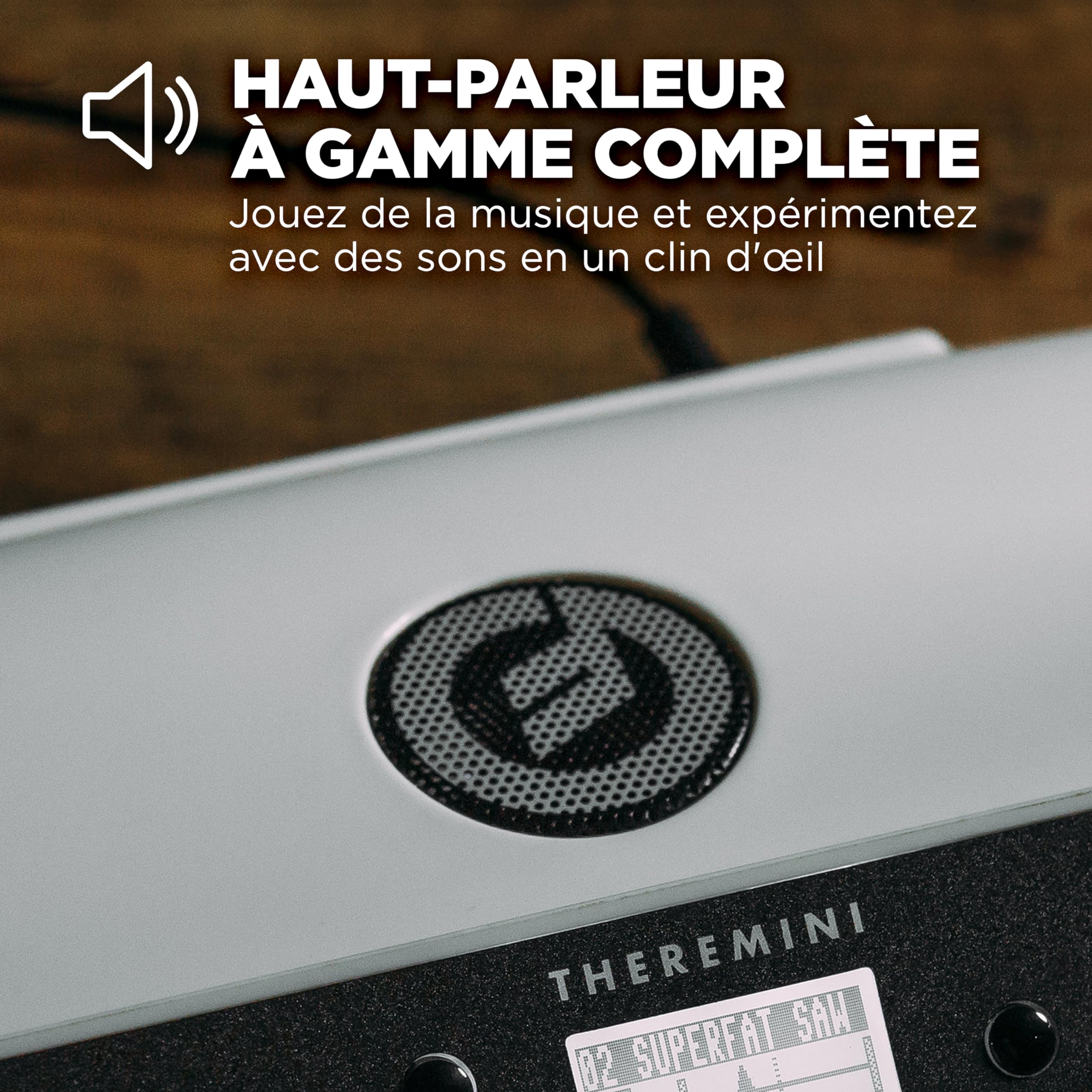 MOOG Theremini Synthétiseur Thérémine | Correction de Pitch, Sortie CV, Accordeur et Haut-Parleur Intégrés, Moteur de Synthèse AniMOOG, Écran LCD