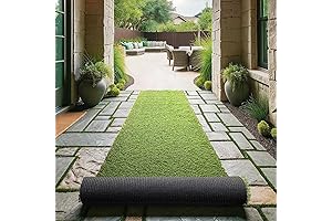 Ottomanson Realistic Artificial Grass Turf