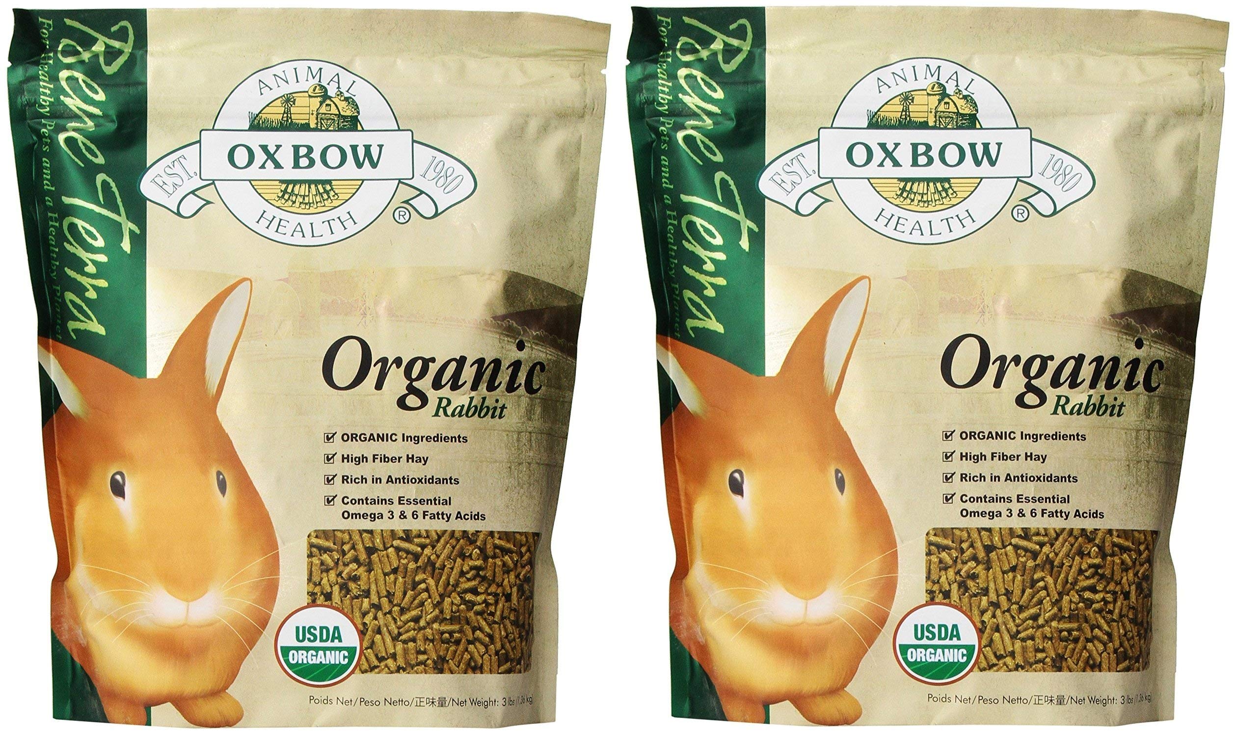 OXBOW(2 Pack) Bene Terra Organic Rabbit Food, 3 lb