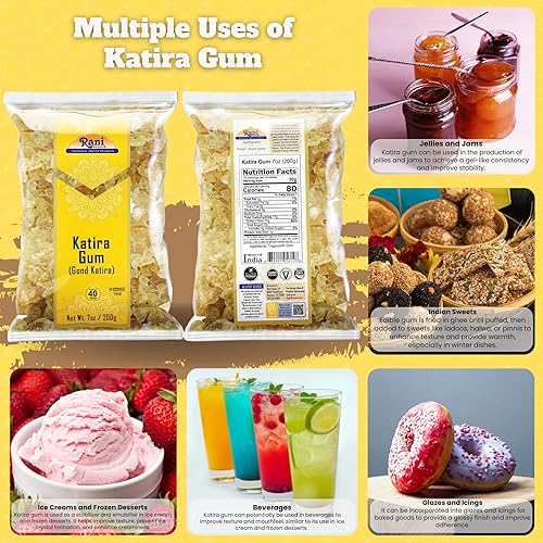 Vista 44 de Rani - Goma de mascar comestible entera (goma arábica) 3.5 onzas (3.53 oz) ~ Todo natural, sin sal Vegano Sin colores Apto para gluten Sin