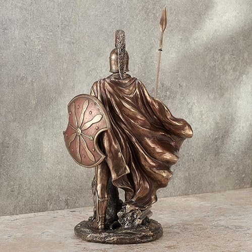 Miniatura 4 de Veronese Design Estatua de bronce antiguo de resina fundida en frío de Odiseo y Argos de 12 58 pulgadas