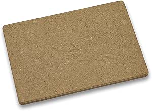 Kitchen Supply Company Kitchen Supply 4407 Pizza/Baking Stone for Toaster Oven, 7" x 10", Brown