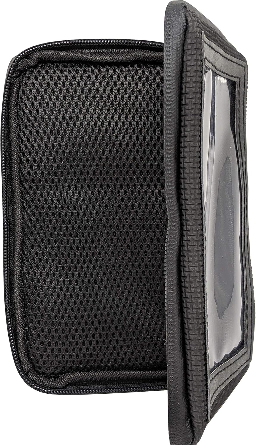 Motorcycle Magnetic Cell Phone & GPS Holder Tank Bag Compatible i Phone, Blk Waterproof
