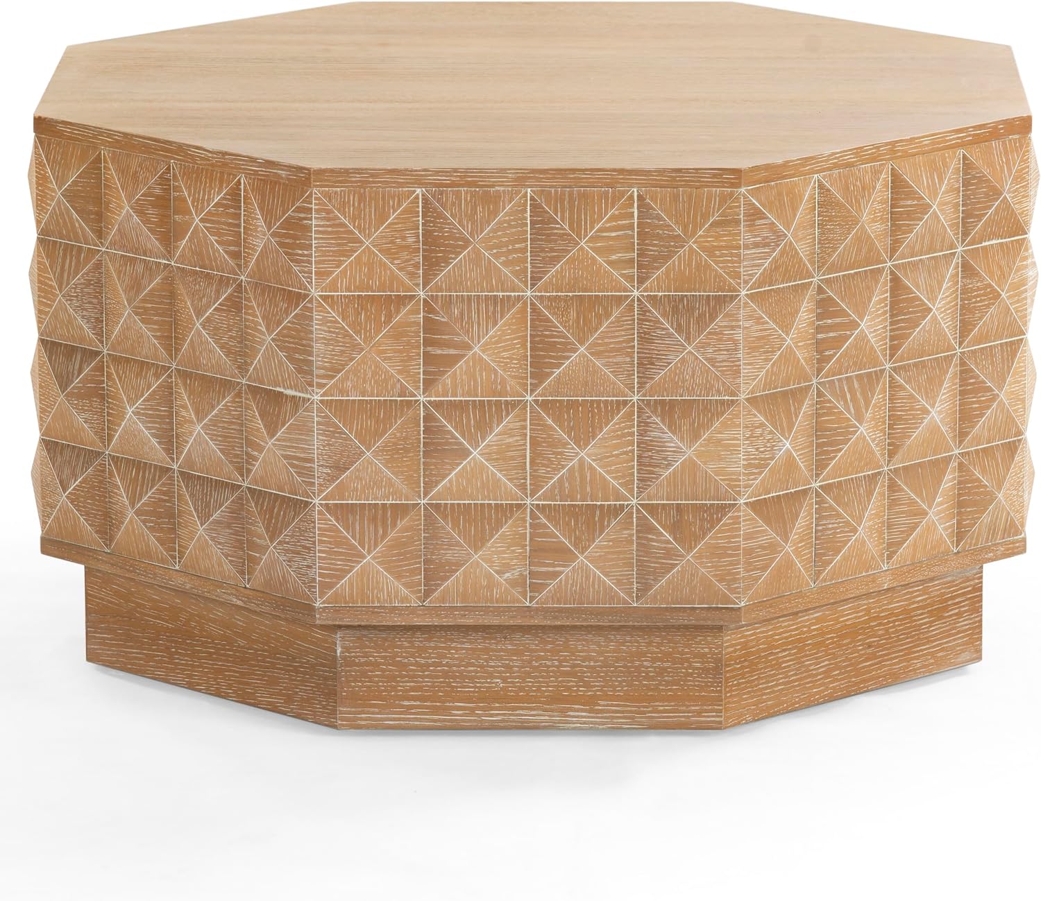 SAFAVIEH Couture Collection - Patty Natural Octagon Coffee Table, Modern Fully Assembled Accent Cocktail Table (SFV7253C)