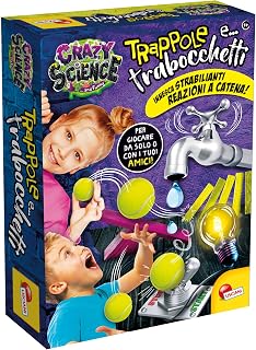 Liscianigiochi Crazy Science 86313 Laboratory of Trabocchetti Mini Science Game, Multicoloured, 86313